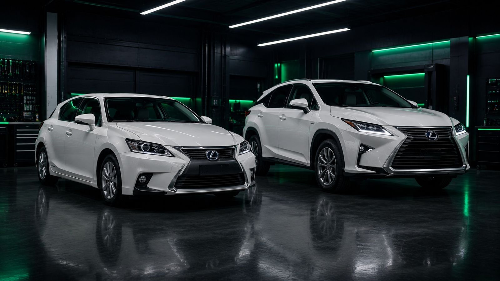 Lexus hybrid vehicles - CT200h, RX450h, ES300h