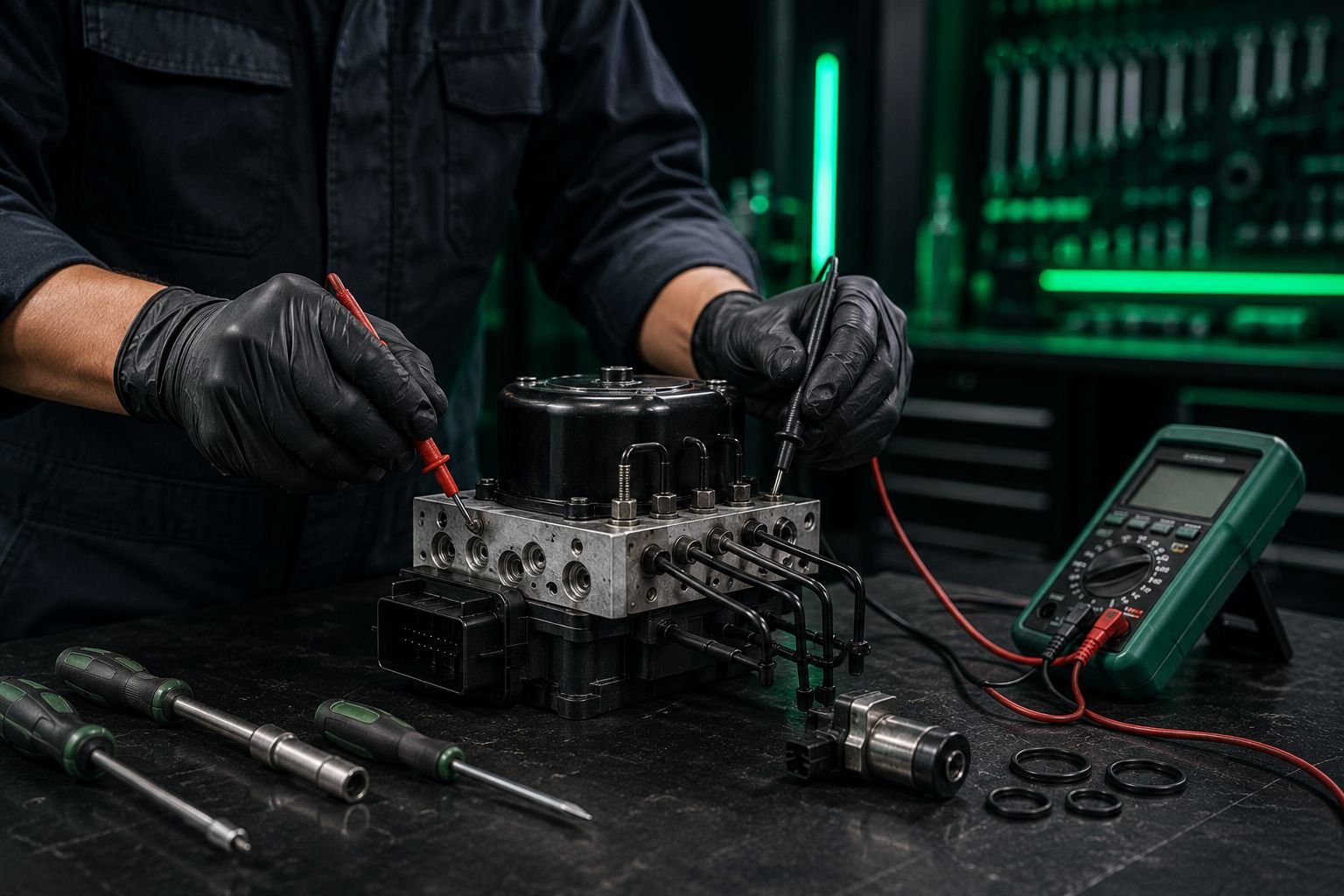 ABS system repair and pump replacement